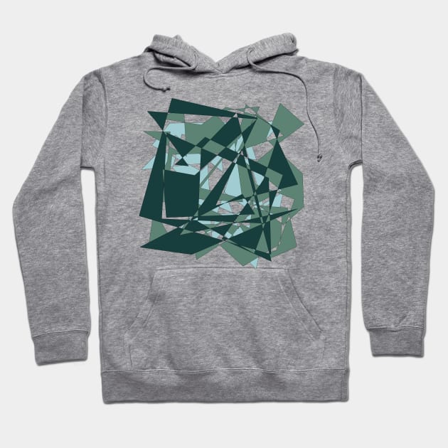 Wacky geometric shapes Hoodie by Mushcan